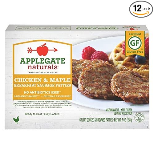 9 Store-bought Breakfast Items With the Highest Quality Ingredients, Says Dietitian 9 Applegate Naturals Breakfast Sausage Patties Chicken & Maple
