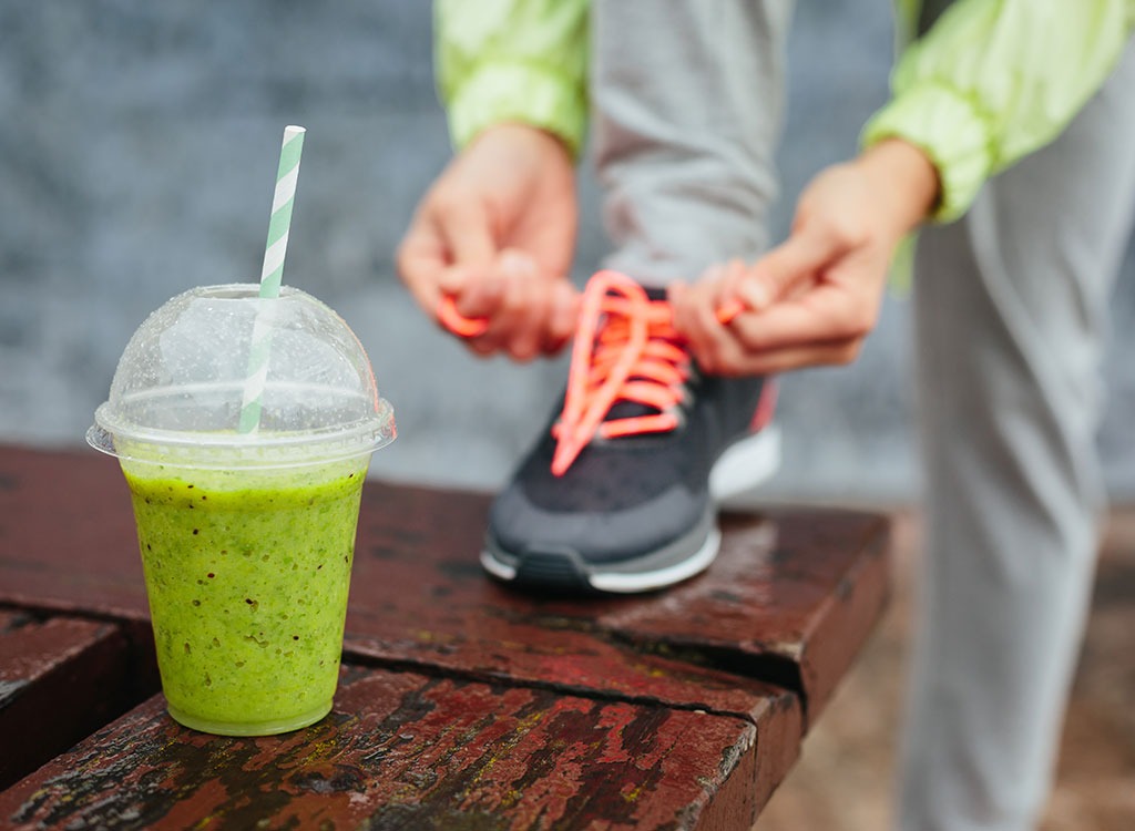 Post-workout green smoothie