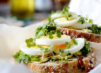 Open faced sandwich