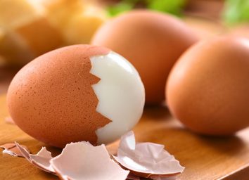 Hard boiled eggs