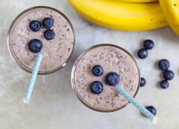 Blueberry banana protein shake recipe