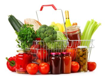 Basket of groceries