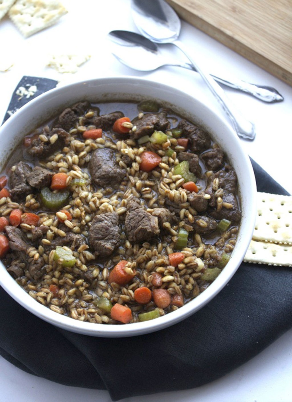 Homemade Beef Barley Soup — Eat This Not That