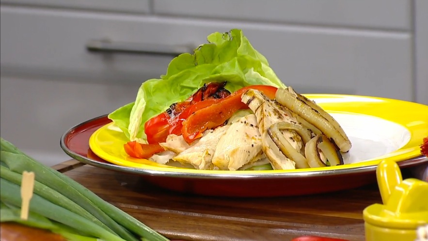Healthy Grilled Chicken Fajitas Recipe | Eat This, Not That!