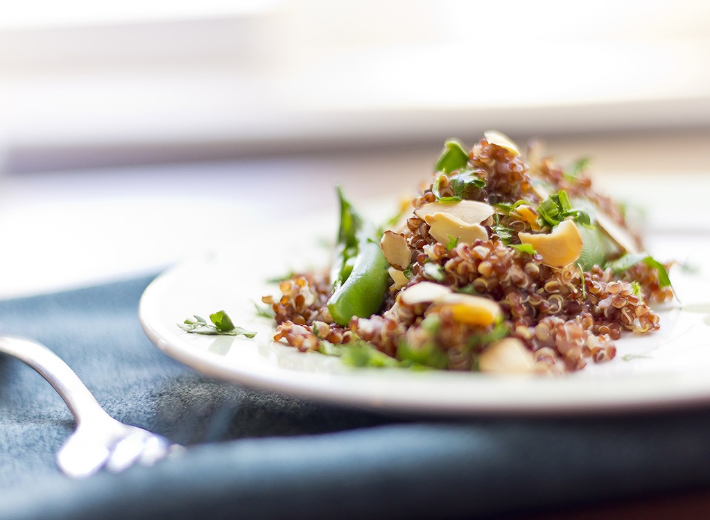 Quinoa salad on plate