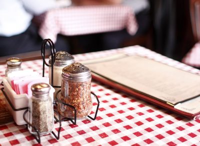 menu restaurant table cloth