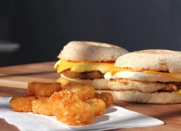 Chik-Fil-A breakfast sandwiches