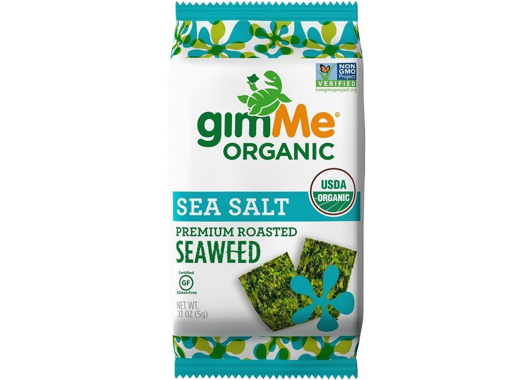 Gimme organic sea salt seaweed snacks - low carb snacks