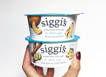 Siggis no added sugar yogurts