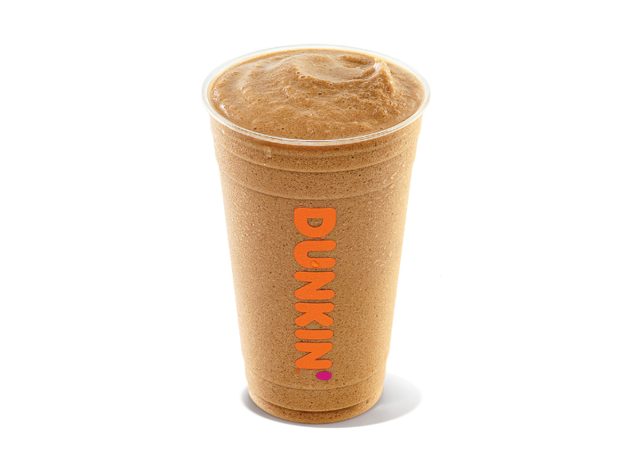 Dunkin frozen blended iced coffee