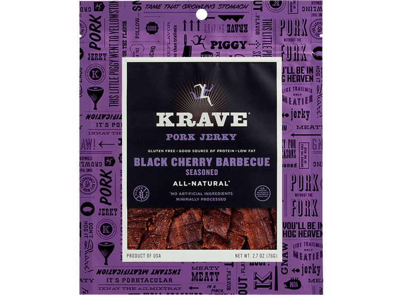 Krave black cherry barbecue pork