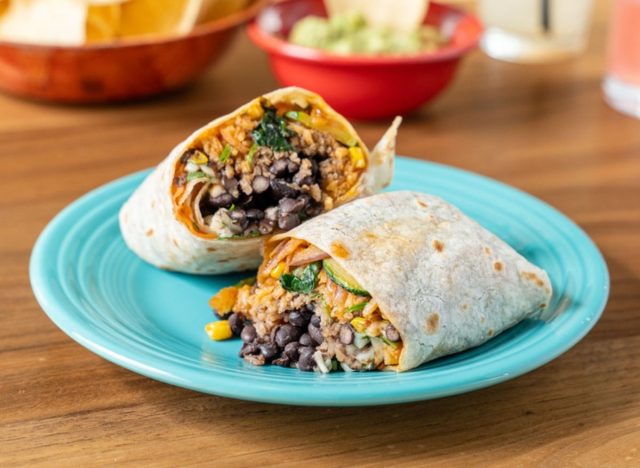 vegetarian burrito