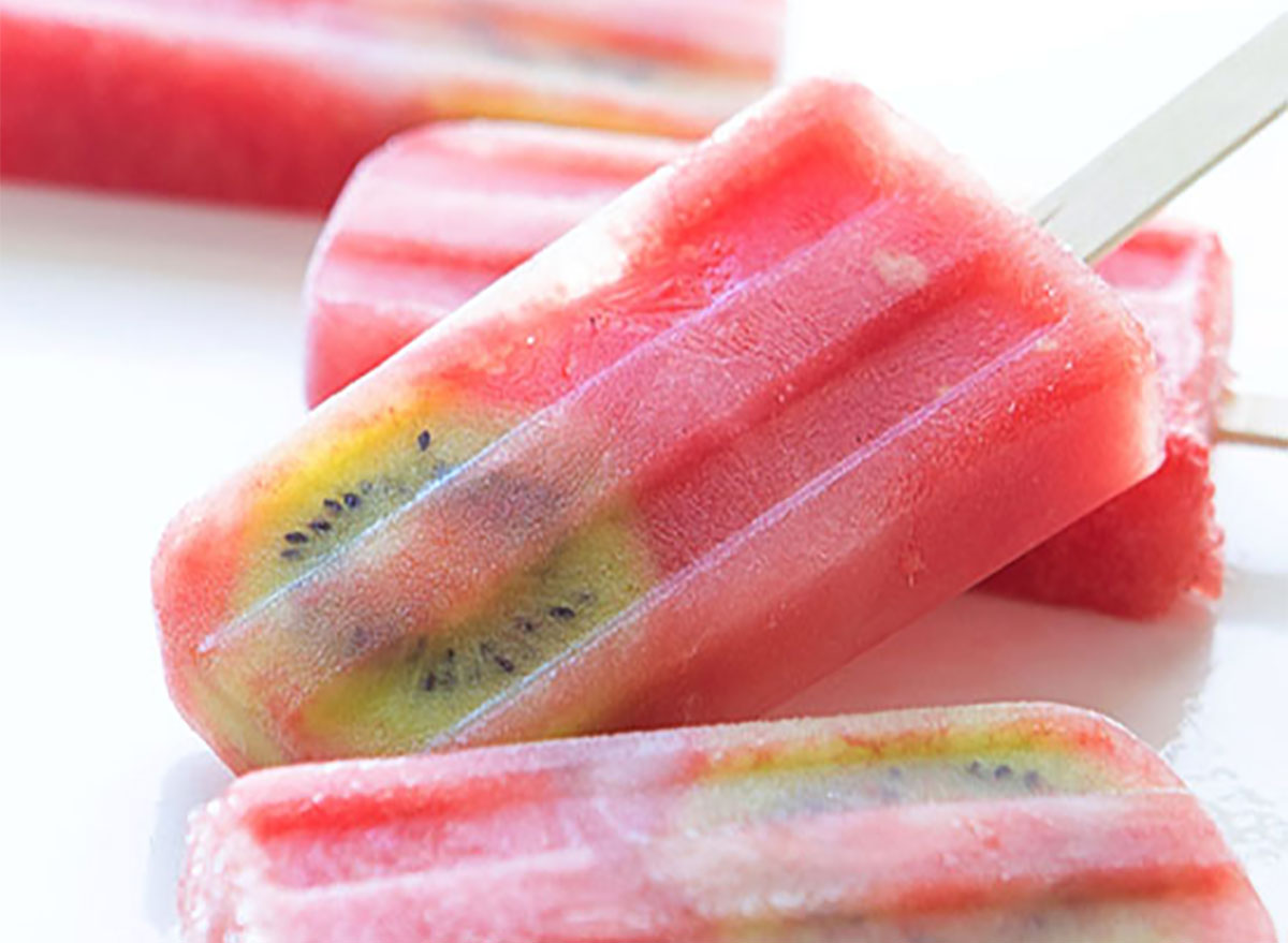 watermelon kiwi popsicles