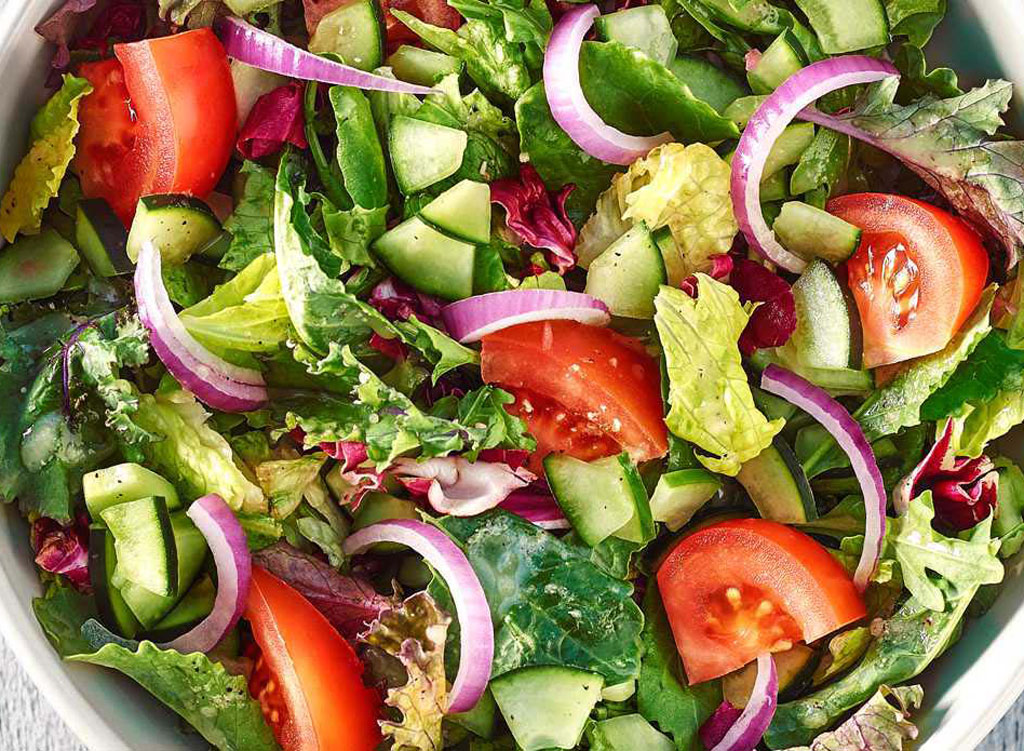 Panera seasonal greens salad