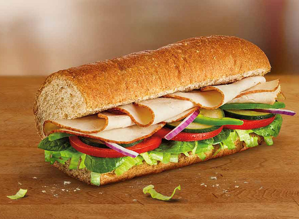 Subway turkey sub