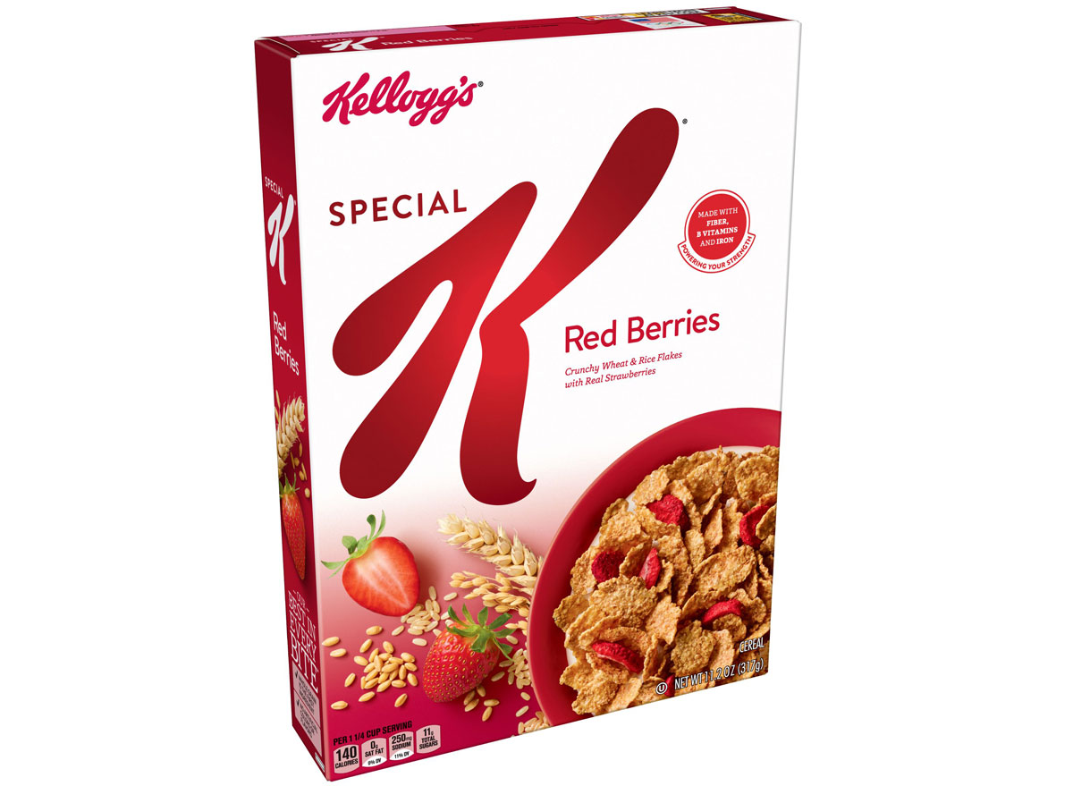 Kelloggs special k red berries cereal