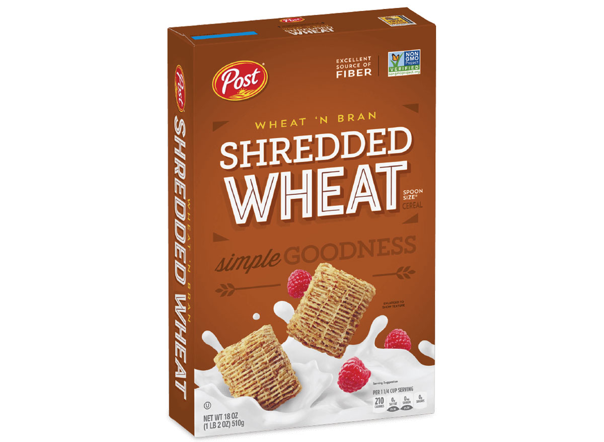 Post shredded wheat bran cereal