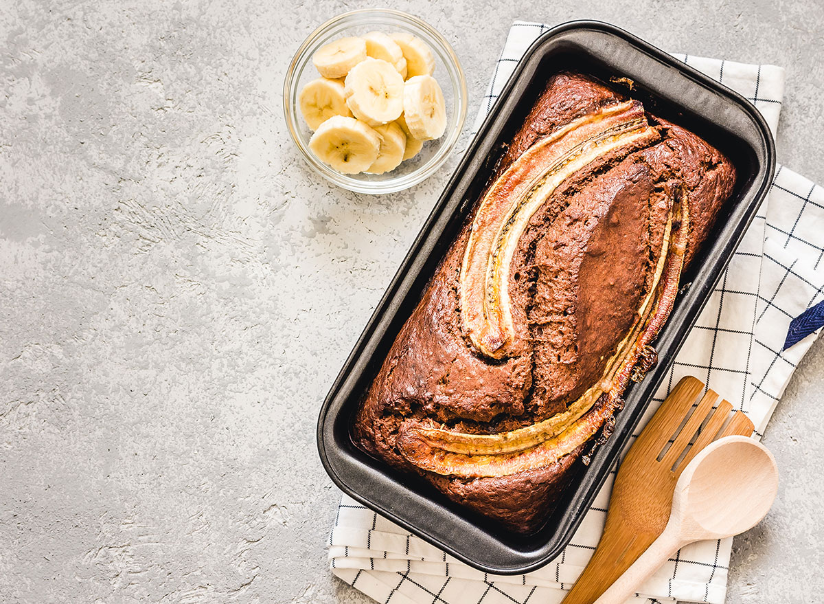 Banana bread loaf