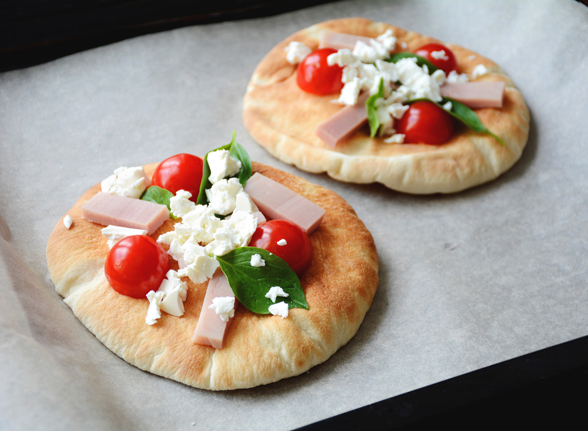 mini pita pizza bites