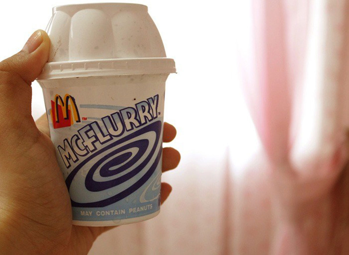 McDonald's oatmeal raisin mcflurry from the secret menu