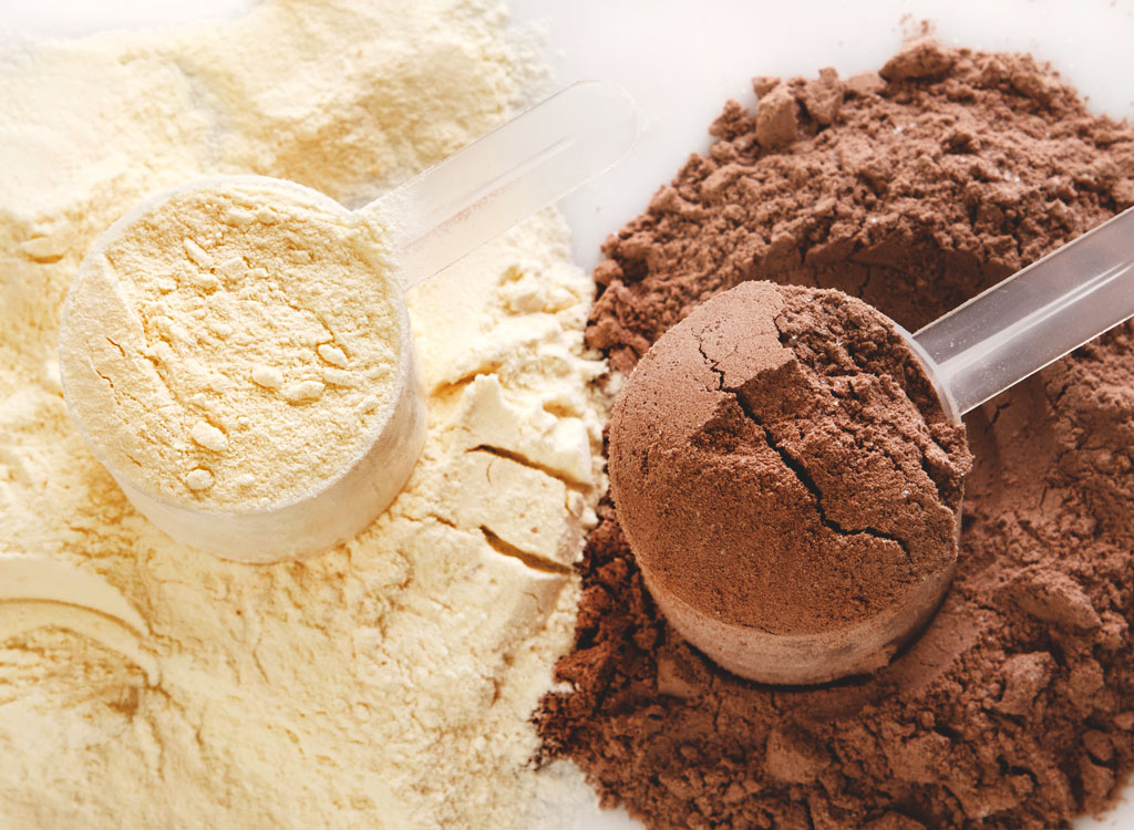 Vanilla chocolate protein powder