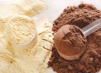 Vanilla chocolate protein powder