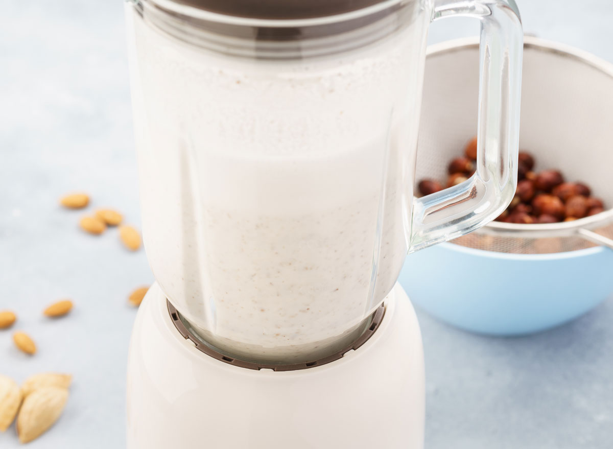 Here's How to Make Almond Milk at Home Eat This, Not That!
