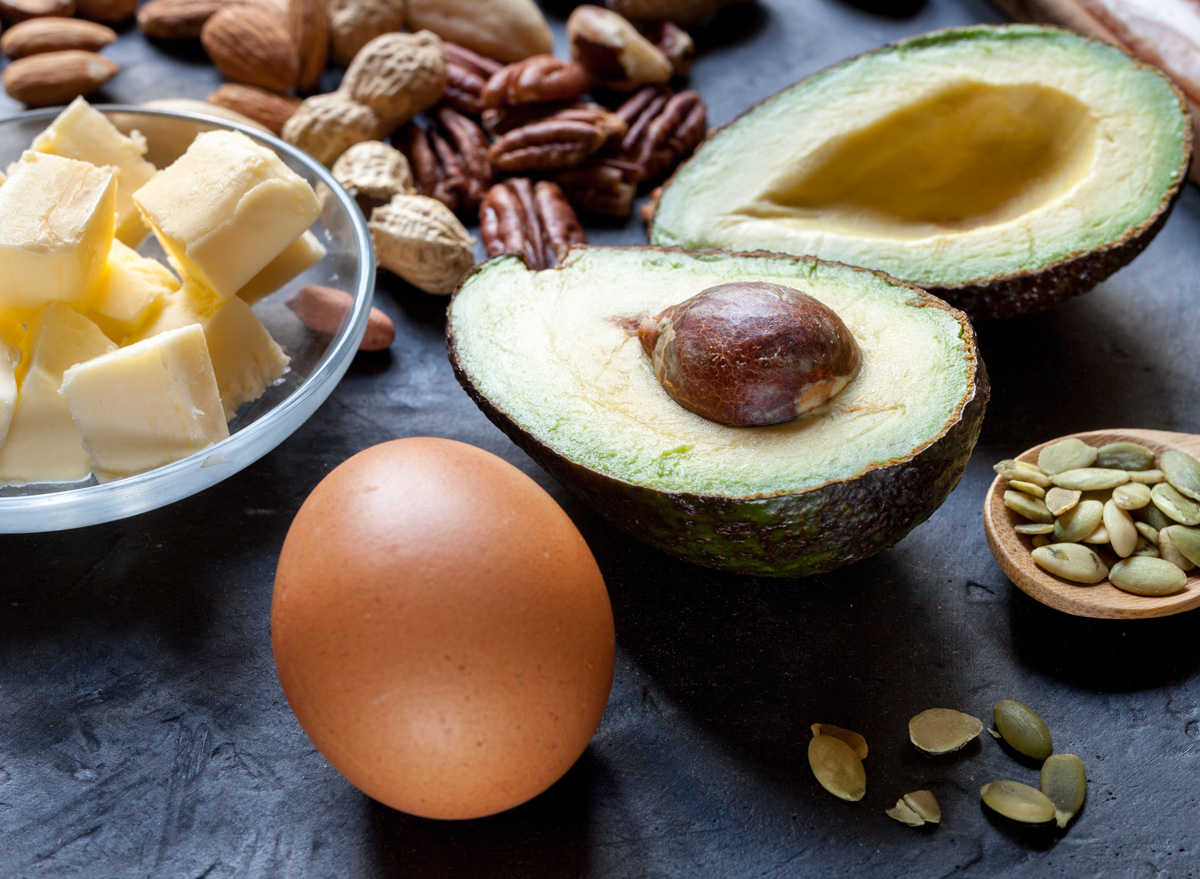 healthy fats avocado nuts seeds egg cheese