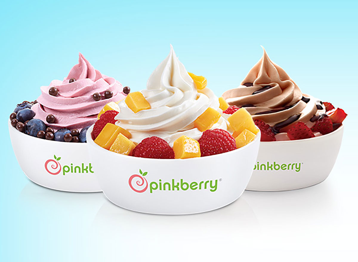 pinkberry frozen yogurt cups