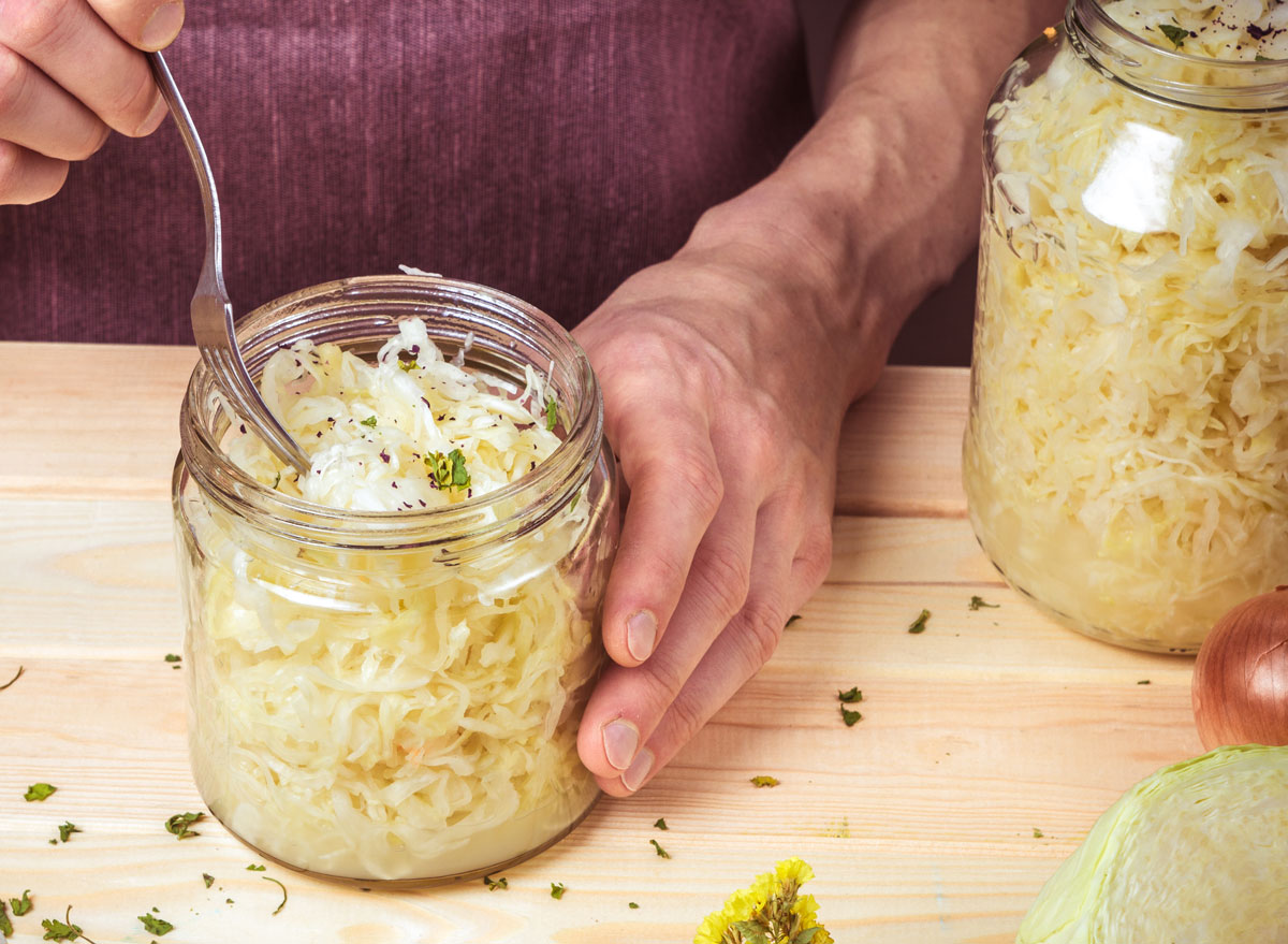Sauerkraut - best probiotic foods