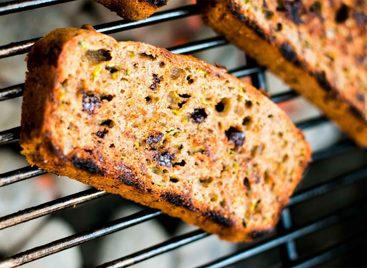 grilled chocolate chip zucchini bread