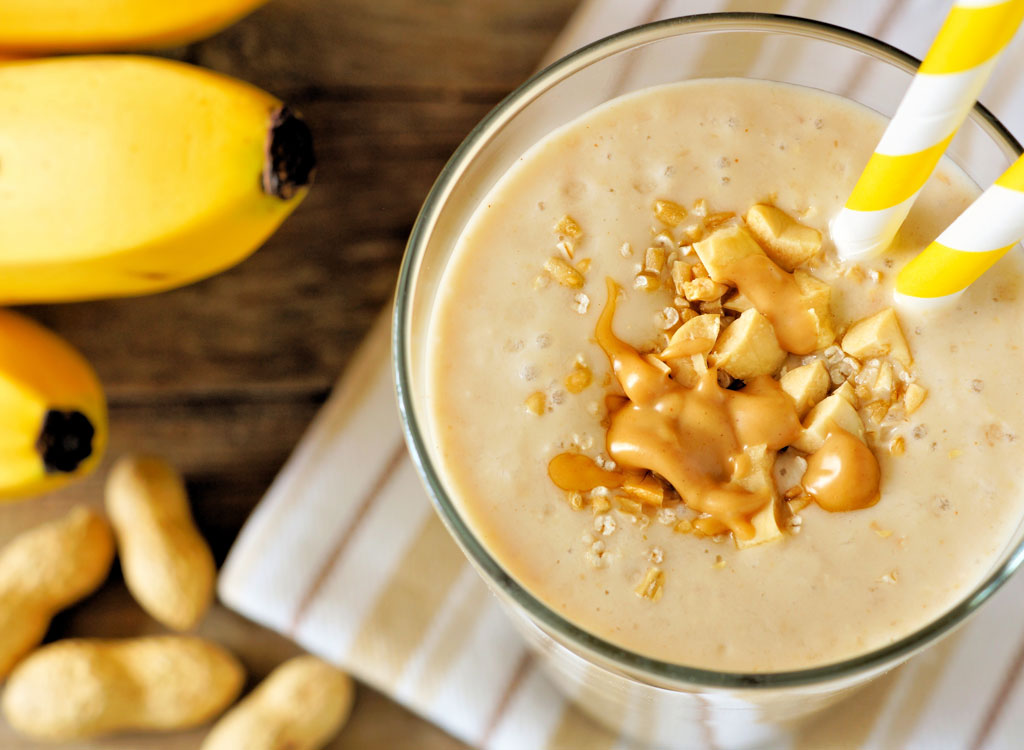 Peanut butter banana smoothie