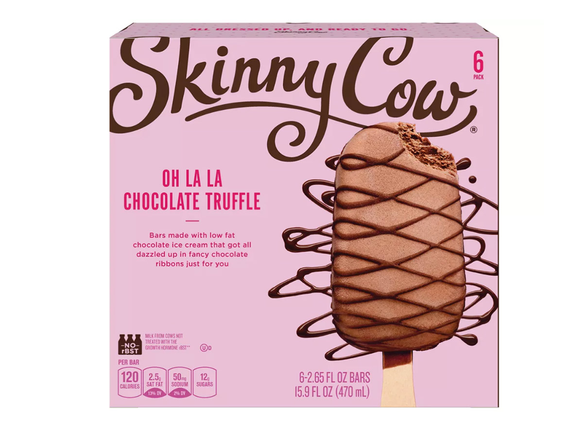 Box of Skinny Cow low calorie dessert