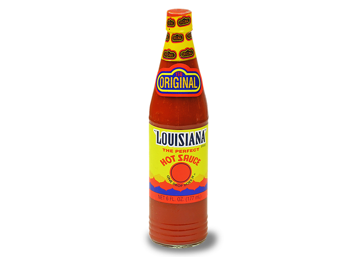 louisiana hot sauce bottle