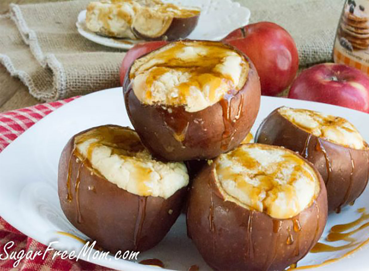 cheesecake stuffed apples