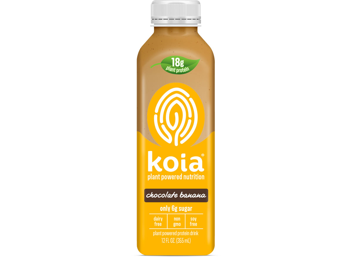 Koia plant protein chocolate banana drink