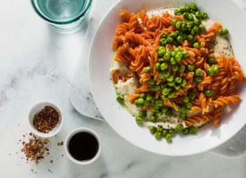 Red lentil pasta