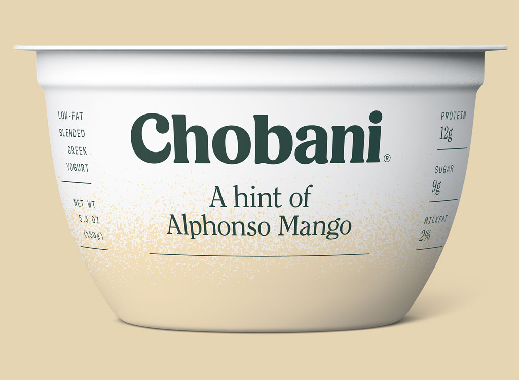 Chobani a hint of