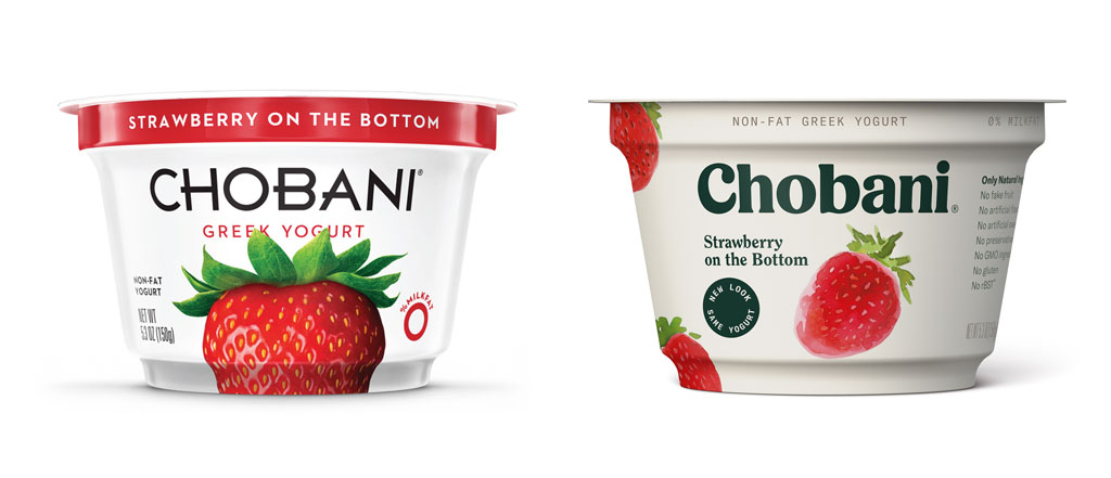 Chobani before and after