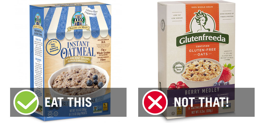 How Much Oatmeal Is In A Packet (much, oatmeal, packet, calories saturated sodium carbs) Gluten free instant oatmeal blueberry - best instant oatmeal