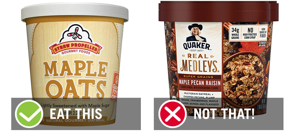 How Much Oatmeal Is In A Packet (much, oatmeal, packet, calories saturated sodium carbs) Eat this not that grab and go oatmeal cup - best instant oatmeal
