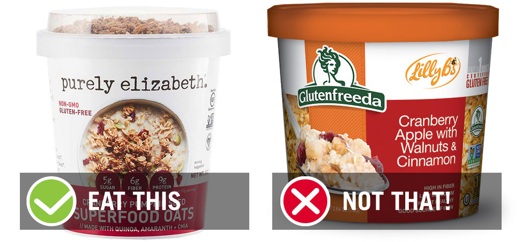 How Much Oatmeal Is In A Packet (much, oatmeal, packet, calories saturated sodium carbs) eat this not that gluten free instant oatmeal cranberry - best instant oatmeal