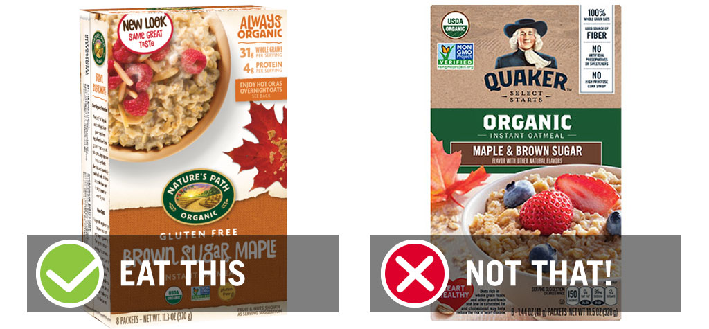 How Much Oatmeal Is In A Packet (much, oatmeal, packet, calories saturated sodium carbs) Eat this not that best organic instant oatmeal packet - best instant oatmeal