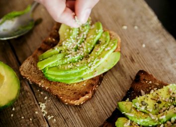 Avocado toast seeds