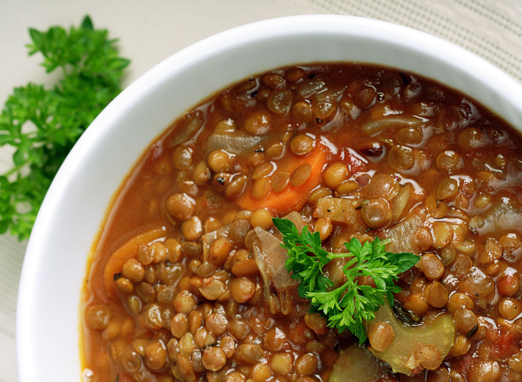 Easy lentil soup