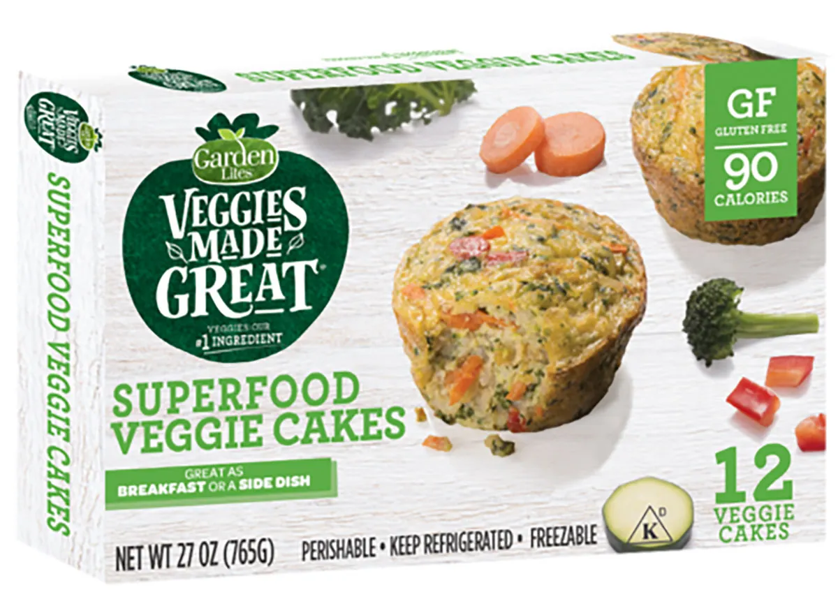 box of veggies made great veggie cakes