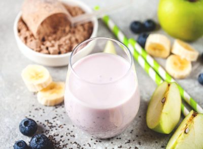 Best protein powder for smoothie blueberry banana apple