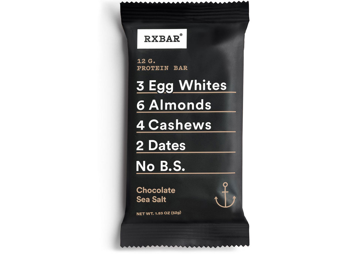 RXBAR chocolate sea salt protein bar