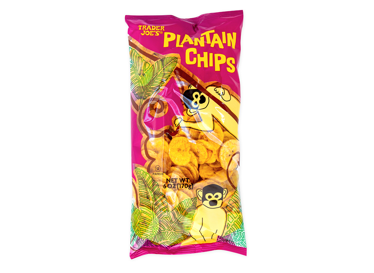 trader joes roasted plantain chips