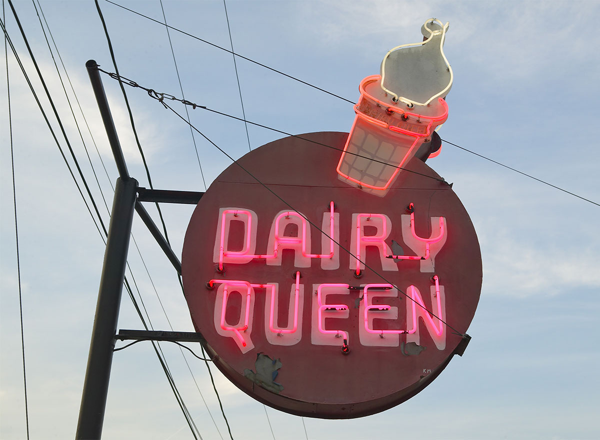 vintage dairy queen sign